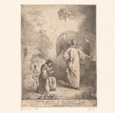 zwiastowanie autorstwa Jean Jacques II Lagrenee