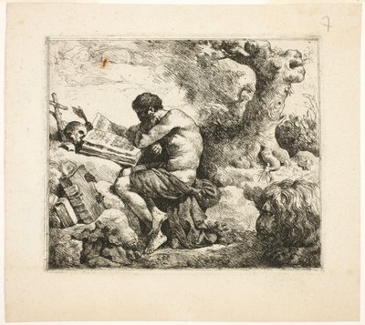 Saint Jerome autorstwa Jean Jacques Lagrenee