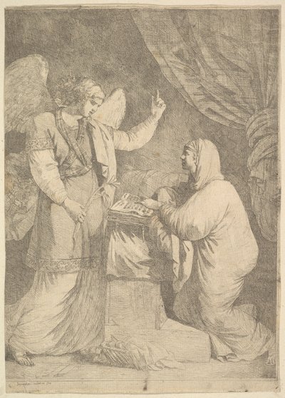 Zwiastowanie, 1762-63. autorstwa Jean Jacques Lagrenee
