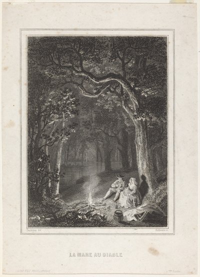 Diabelski Staw autorstwa Jean Jacques Outhwaite, after Charles François Daubigny