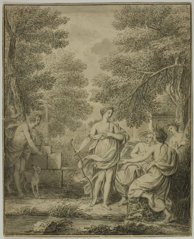 Diana i Actaeon autorstwa Jean Jacques de Boissieu