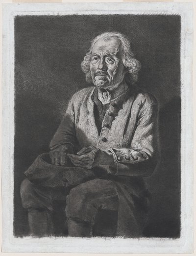 Stary Gerard, chłop z Chasselay autorstwa Jean Jacques de Boissieu