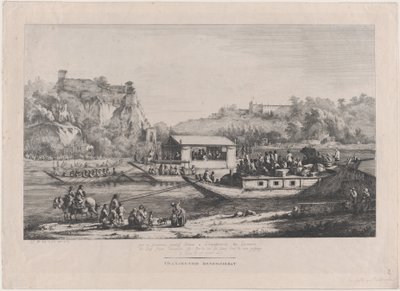 Papież Pius VII nad Saoną, 1805. autorstwa Jean Jacques de Boissieu