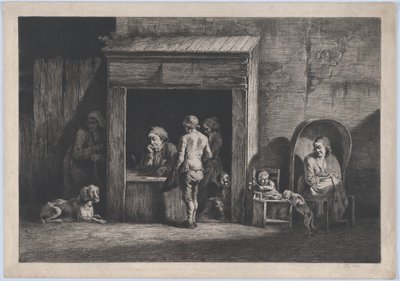 Pisarz publiczny, 1790. autorstwa Jean Jacques de Boissieu