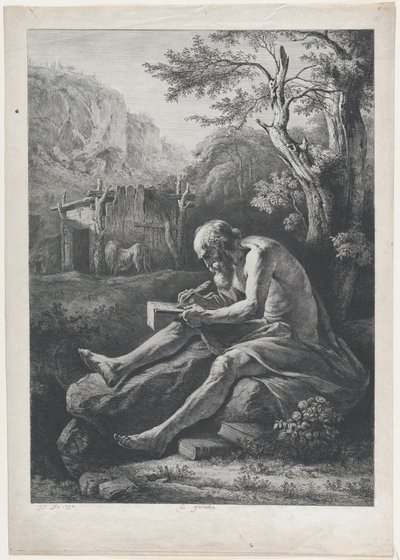 Św. Hieronim, 1797. autorstwa Jean Jacques de Boissieu