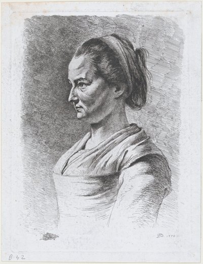 Pielęgniarka dziecięca Josephine, 1770. autorstwa Jean Jacques de Boissieu