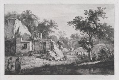 Mała Pustelnia, 1793. autorstwa Jean Jacques de Boissieu