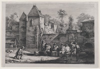 Stara Brama Vaise, Lyon, 1803 r. autorstwa Jean Jacques de Boissieu
