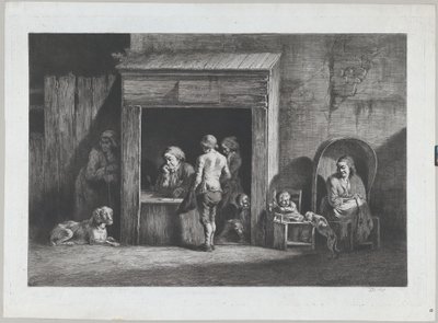 Pisarz publiczny, 1790. autorstwa Jean Jacques de Boissieu
