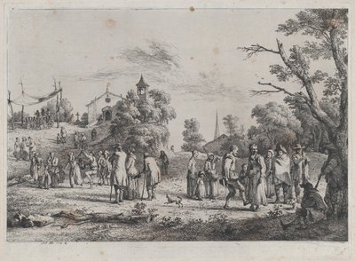 Święto Wiejskie, 1773. autorstwa Jean Jacques de Boissieu