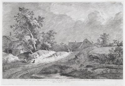 Pole pszenicy, 1772. autorstwa Jean Jacques de Boissieu
