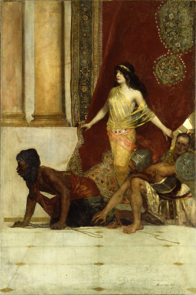 Dalila i Filistyni autorstwa Jean Joseph Benjamin Constant