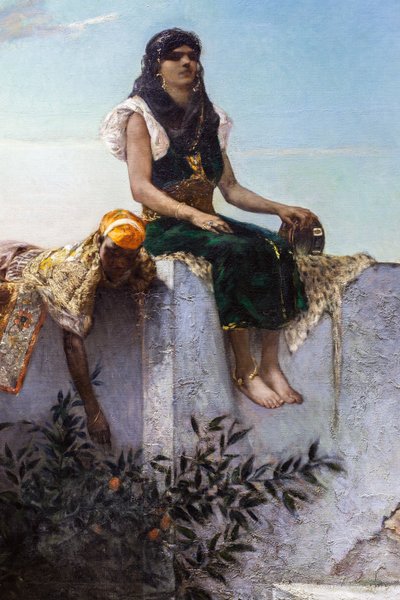 Wieczór na tarasach (Maroko) autorstwa Jean Joseph Benjamin Constant