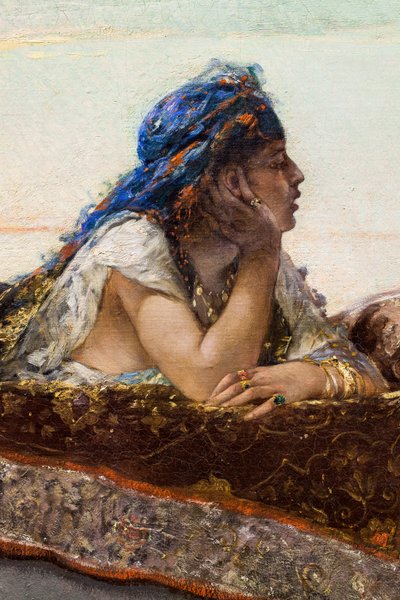 Wieczór na tarasach (Maroko) autorstwa Jean Joseph Benjamin Constant