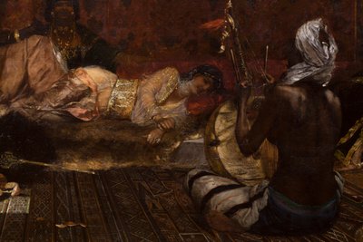 Wnętrze haremu w Maroku (szczegół) autorstwa Jean Joseph Benjamin Constant