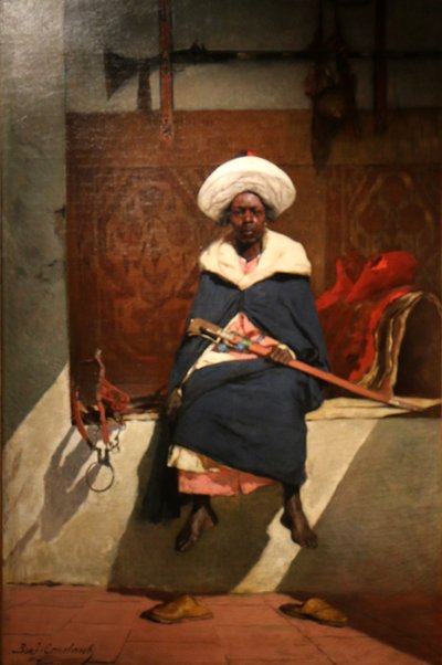 Marokański król Tahamy. autorstwa Jean Joseph Benjamin Constant
