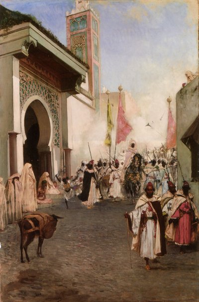 Wjazd Mahometa II do Konstantynopola (olej na płótnie) autorstwa Jean Joseph Benjamin Constant