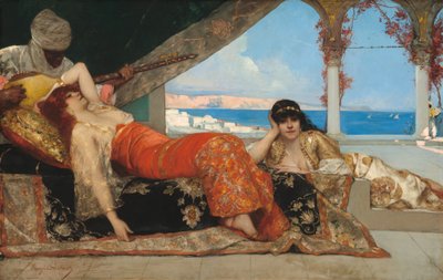 Ulubieniec emira, ok. 1930 1879. autorstwa Jean Joseph Benjamin Constant