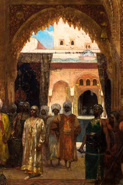 Dzień po zwycięstwie w Alhambrze (szczegół) autorstwa Jean Joseph Benjamin Constant