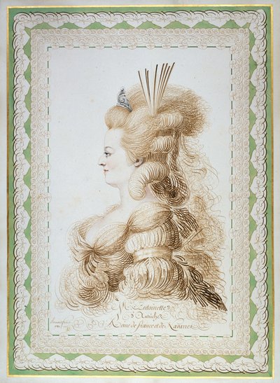 Portret Marii Antoniny 1755-1793, arcyksiężnej Austrii i królowej Francji..., 1780. autorstwa Jean Joseph Bernard