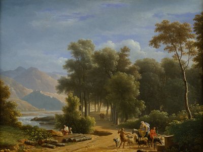 Krajobraz, 1808 autorstwa Jean Joseph Xavier Bidauld