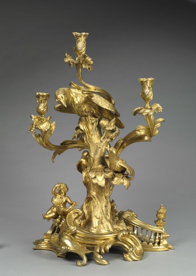 Kandelabr, ok. 1750 autorstwa Jean-Joseph de Saint-Germain