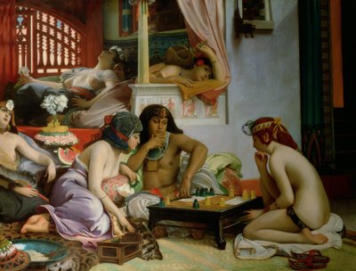 W haremie autorstwa Jean Jules Antoine Lecomte du Nouy