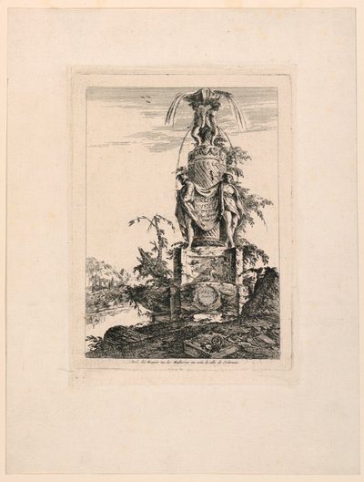 Projekt fantastycznej fontanny autorstwa Jean Laurent Legeay