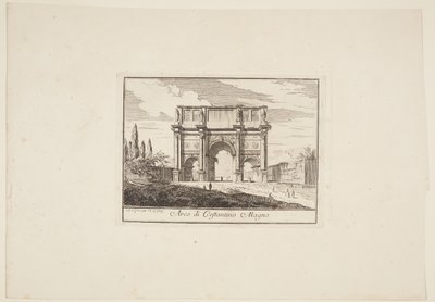 Łuk Triumfalny Konstantyna Wielkiego autorstwa Jean Laurent Legeay