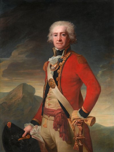 Podpułkownik Francis Richardson, 1. Gwardia Piechoty, 1792 r autorstwa Jean Laurent Mosnier