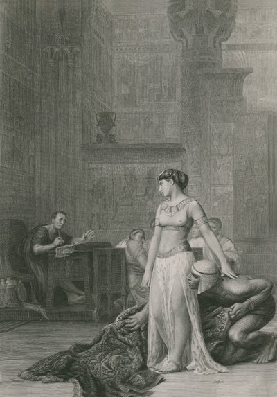 Kleopatra i Cezar autorstwa Jean Leon Gerome