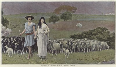 Daphnis i Chloe – Jean Leon Gerome autorstwa Jean Leon Gerome