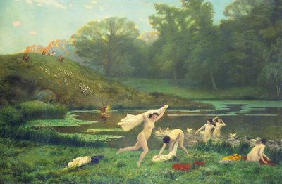 Diana i Akteon autorstwa Jean Leon Gerome