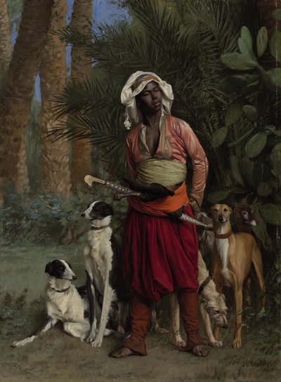 Master of the Hounds (olej na płótnie) autorstwa Jean Leon Gerome