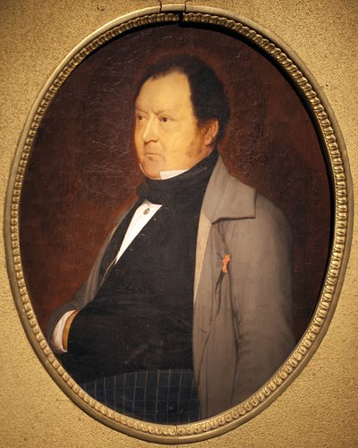 Portret pana Leblond. Obraz Jean Leon Gerome (1824-1904), olej na płótnie, ok. 1844 r. Sztuka francuska autorstwa Jean Leon Gerome