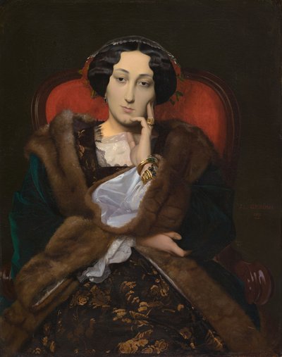 Portret kobiety autorstwa Jean Leon Gerome