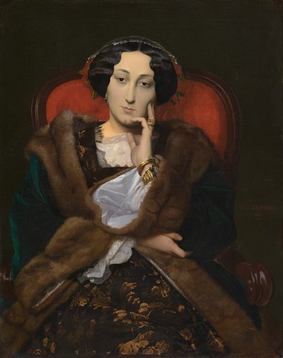 Portret kobiety autorstwa Jean Leon Gerome