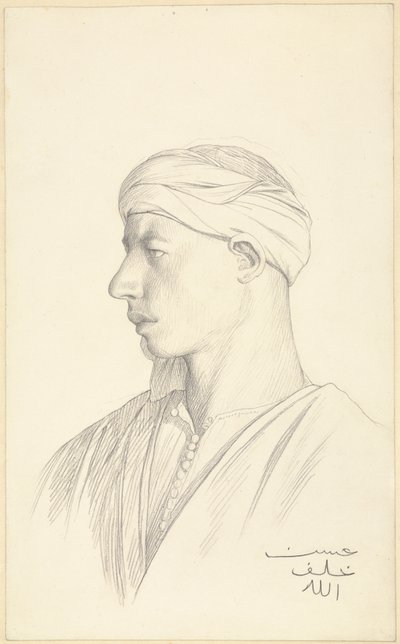 Portret egipskiego fellaha autorstwa Jean Leon Gerome