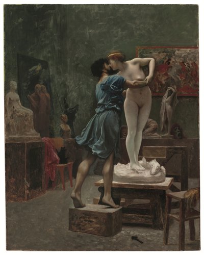Pigmalion i Galatea autorstwa Jean Leon Gerome