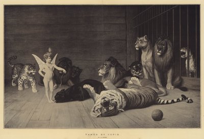 Poskromiony przez Kupidyna autorstwa Jean Leon Gerome