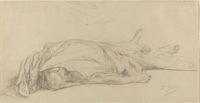 Martwy Cezar autorstwa Jean Leon Gerome