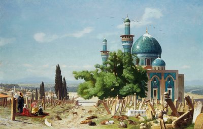 Pola odpoczynku, Brousse autorstwa Jean Leon Gerome