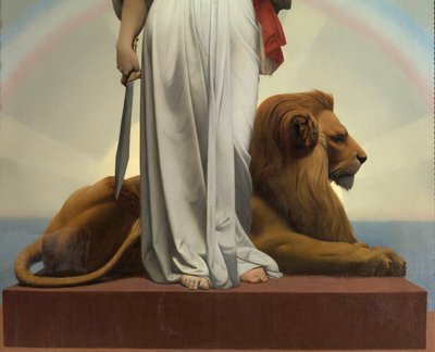 Republika Gerome Jean Leon (1824 - 1904) (alegoria - 1848); Ratusz w Lilas autorstwa Jean Leon Gerome