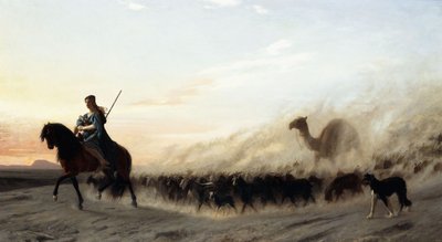 Owczarek syryjski, 1865 autorstwa Jean Leon Gerome