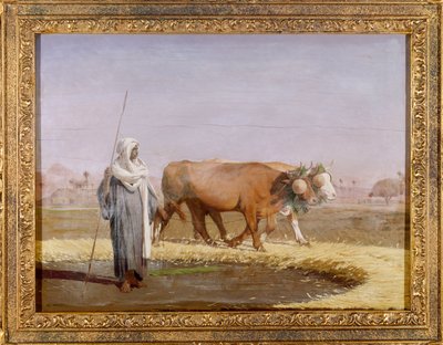 Wydeptywanie pszenicy w Egipcie autorstwa Jean Leon Gerome