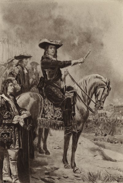 Marlborough w Blenheim (fotograwiura) autorstwa Jean Leon Gerome Ferris