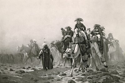 Generał Bonaparte w Egipcie, z A Collection of Works of Jean-Leon Gerome w 100 fotograwiurach, 1881 (fotograwiura) (patrz także 183490) autorstwa Jean Leon after Gerome