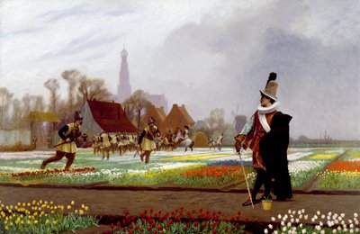 Tulipanowe szaleństwo autorstwa Jean Leon Gerome
