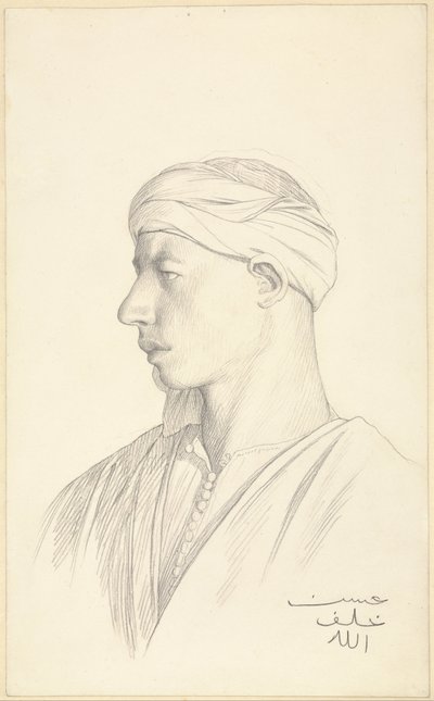 Portret egipskiego Fellaha autorstwa Jean Leon Gerome