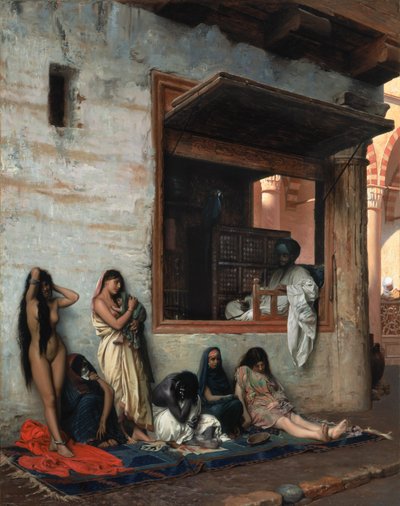 Targ niewolników autorstwa Jean Leon Gerome
